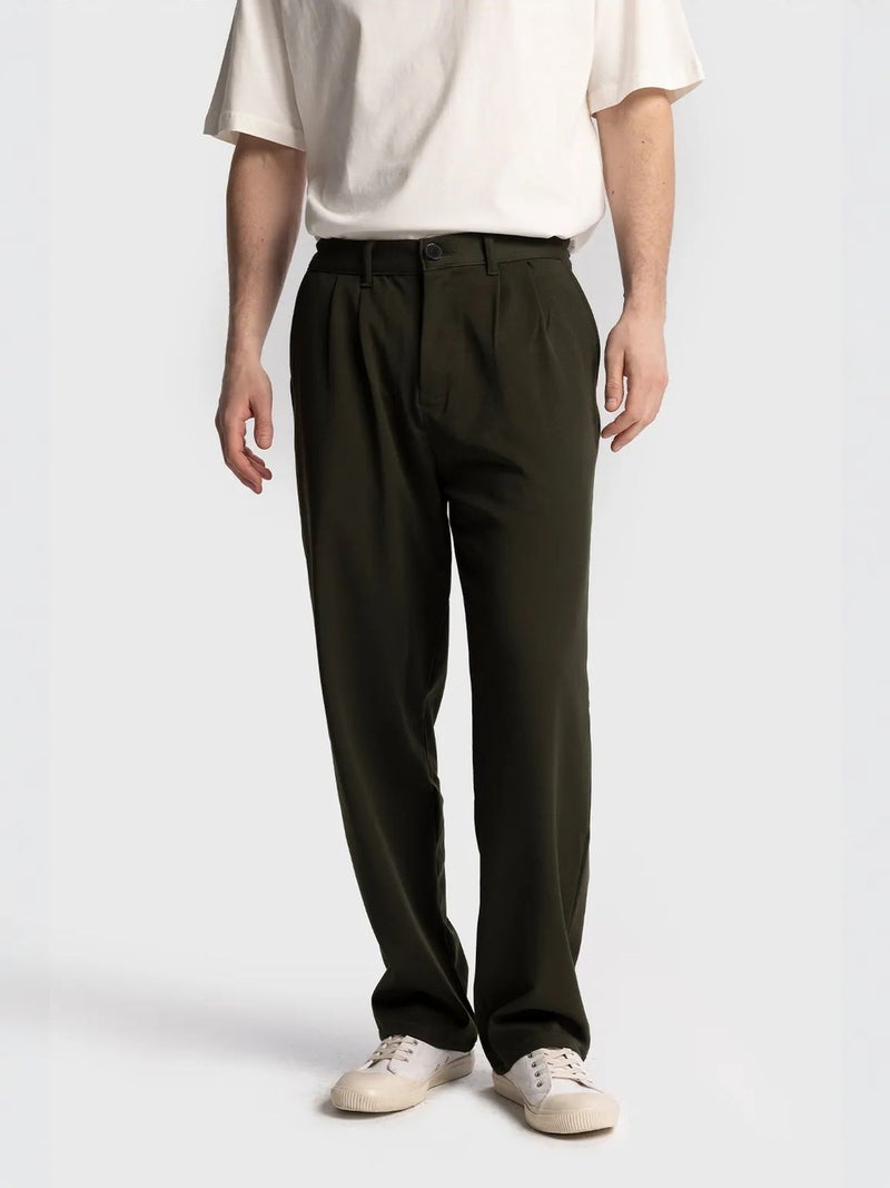 GIESTO Pleated Straight Leg Pants - Image 2